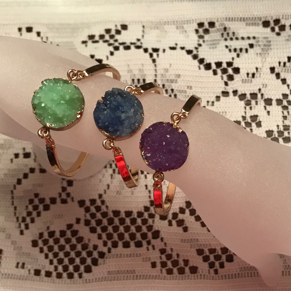 ⭐️ DRUZY GOLD-TONE BRACELET⭐️NEW⭐️ONLY 3